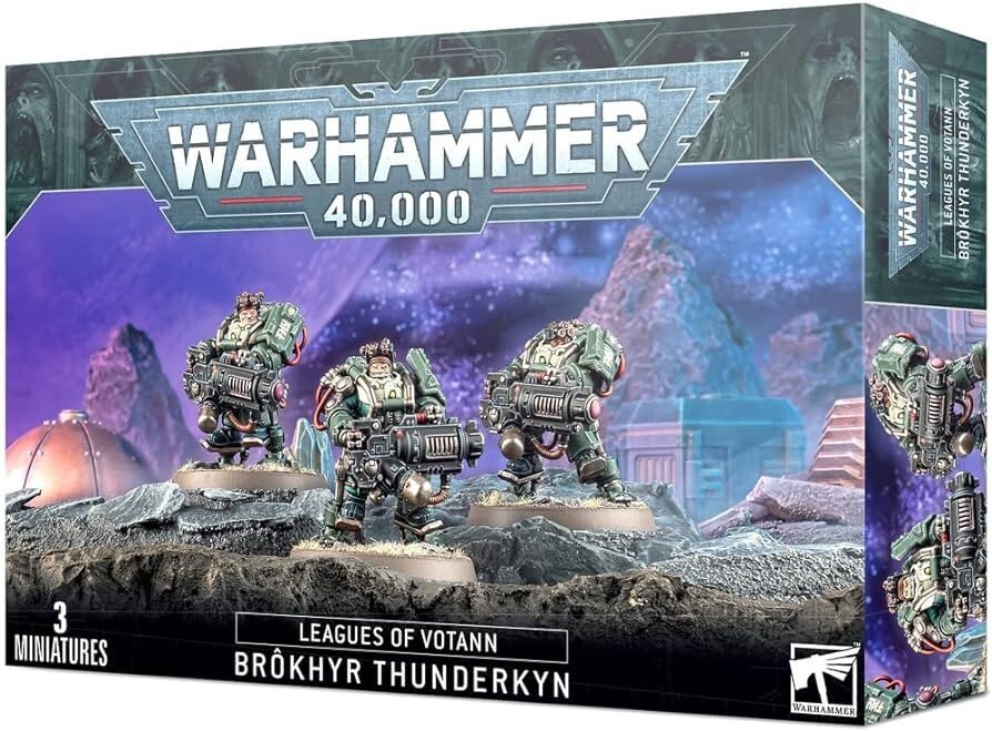 Warhammer 40k  Leagues of Votann  Brokhyr Thunderkyn X3 NoS