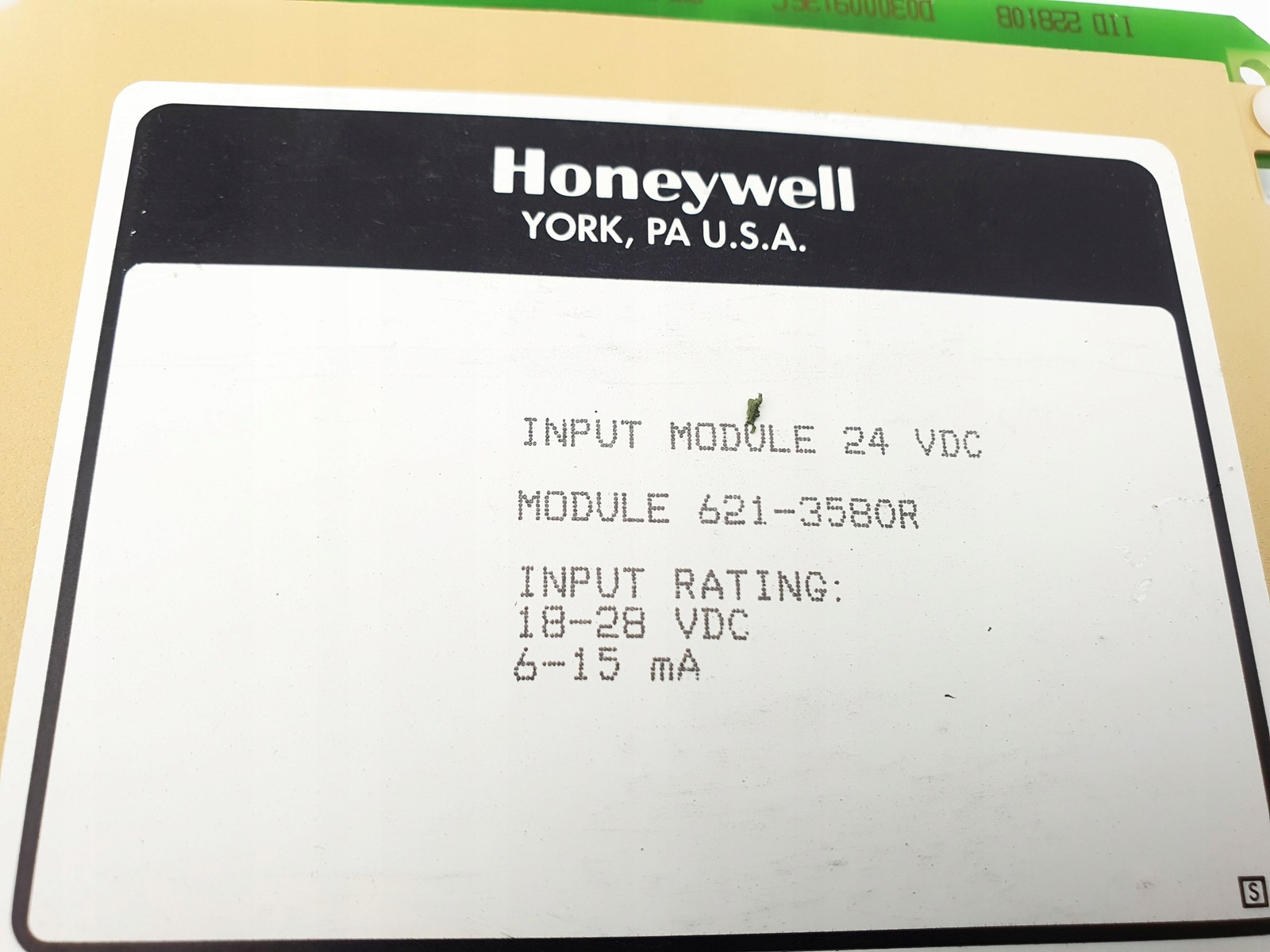 HONEYWELL 621-3580R INPUT MODULE