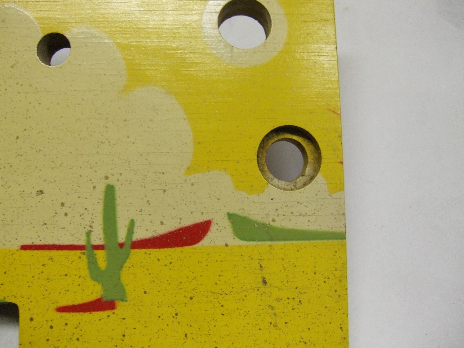 Bally bingo pinball Dude Ranch NOS front door