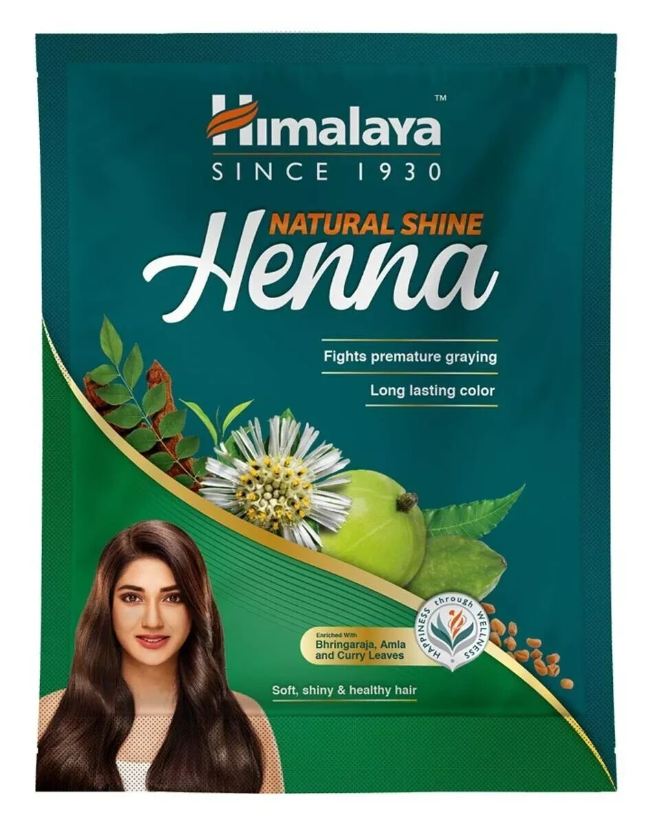 Himalaya Natural Shine Henna brown colour , (PACK OF 2) 120G/EACH fresh stock