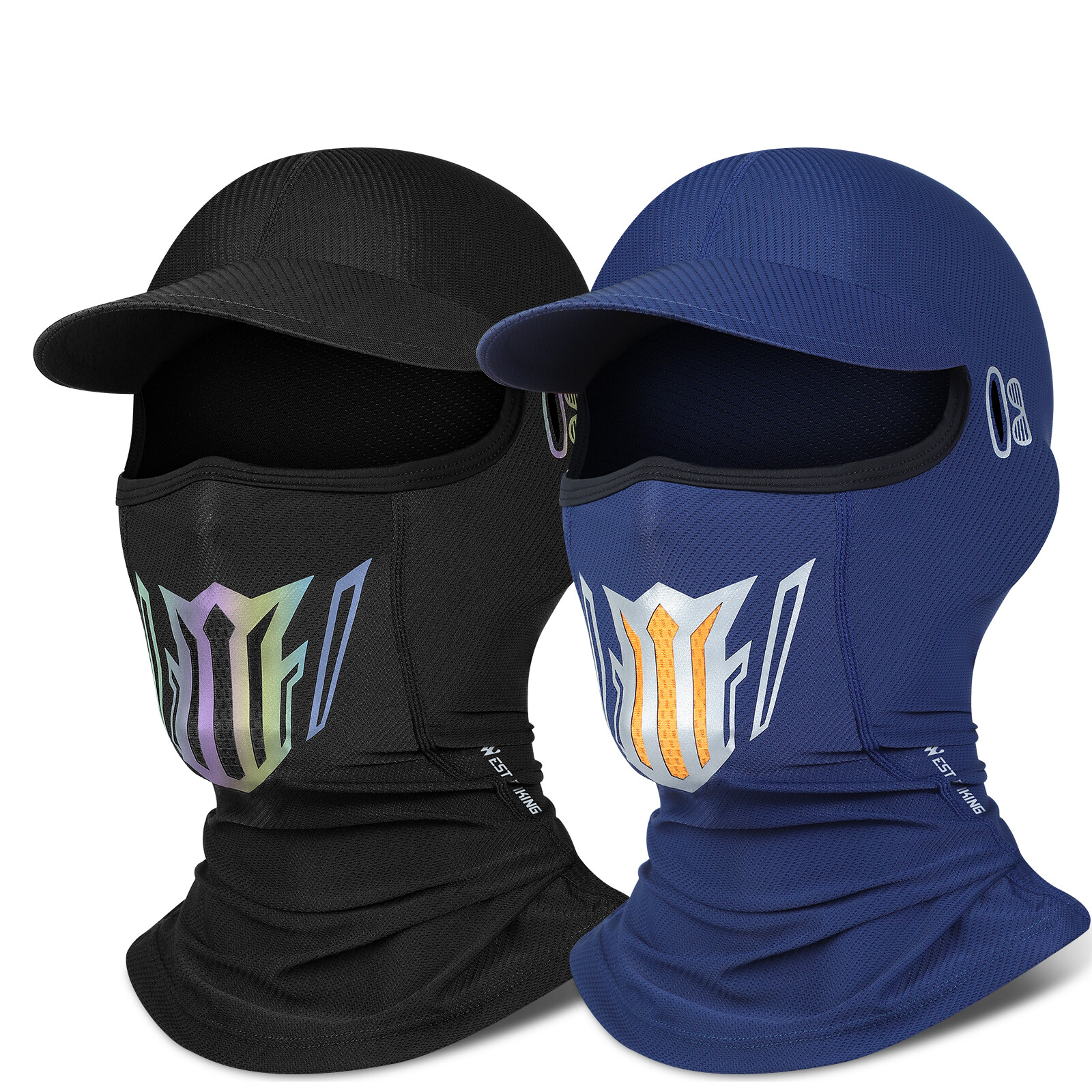 WEST BIKING Sports Cycling Cap Full Face Mask Helmet Liner Hat Ice Silk Headgear
