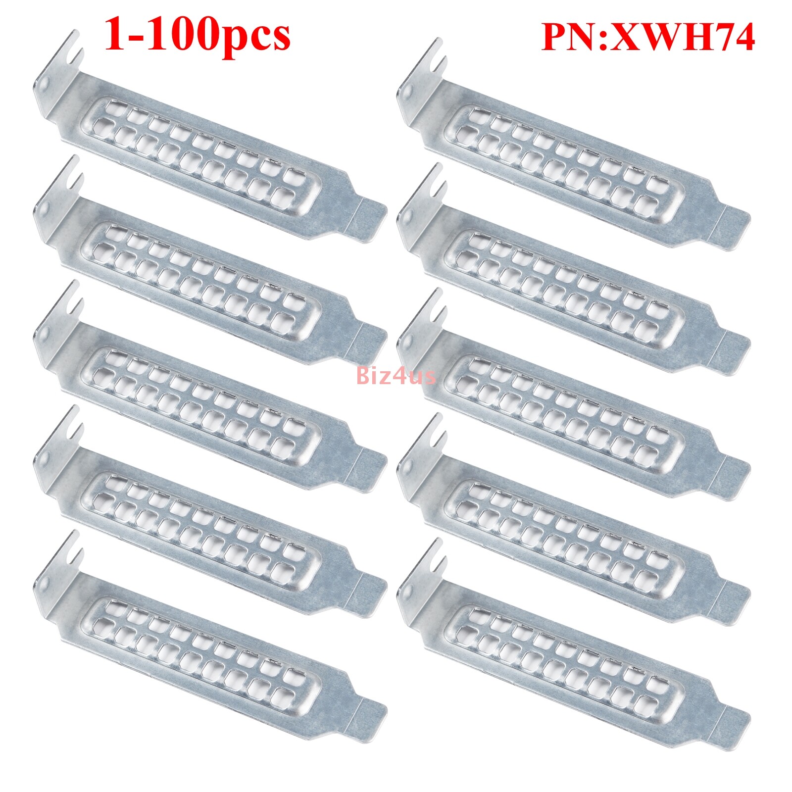 Lot XWH74 PCI 14G Low-Profile Blank Slot Cover for Dell PowerEdge R740 R640