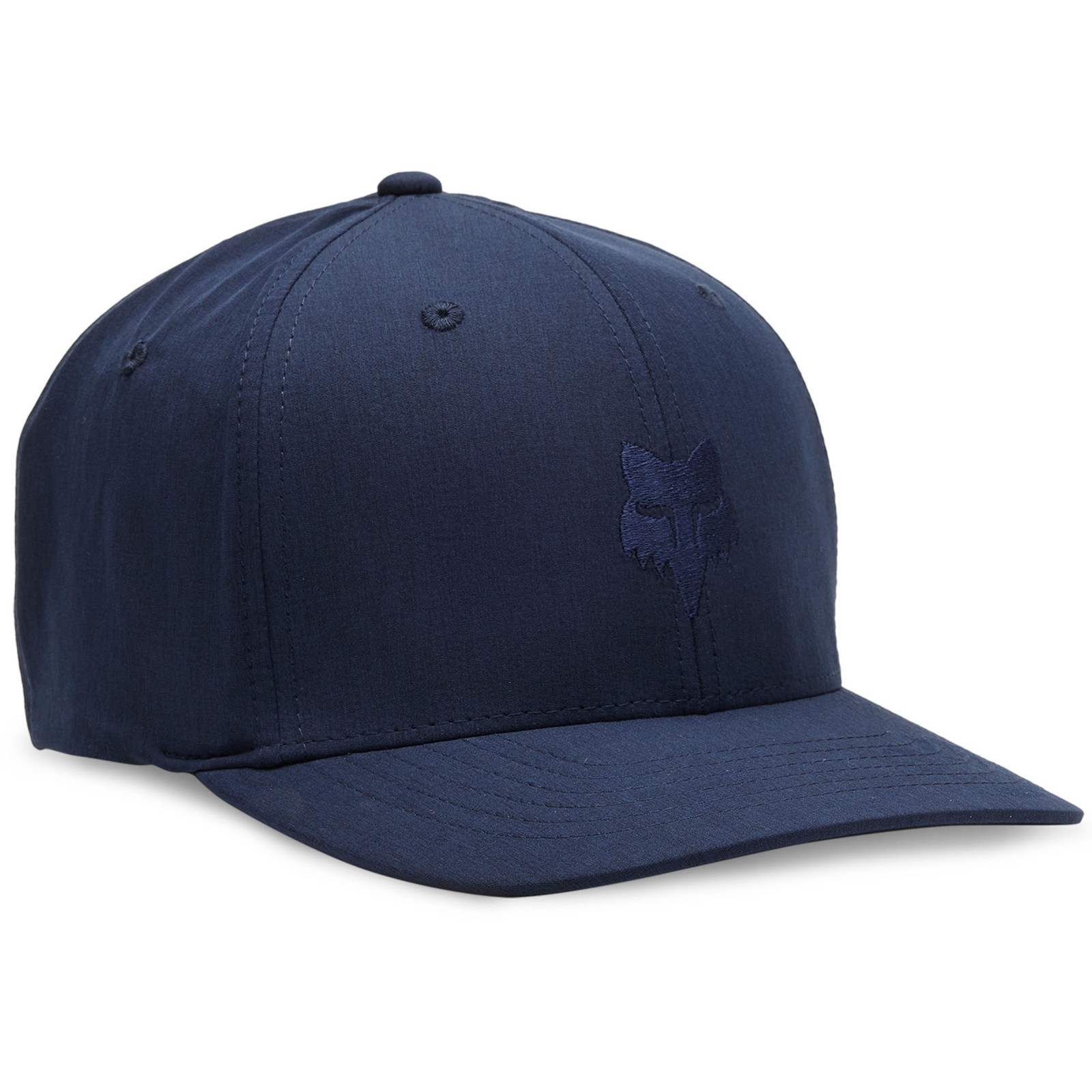 Fox Racing Fox Head Select Flexfit Baseball Hat Cap Curved Brim Heather Midnight