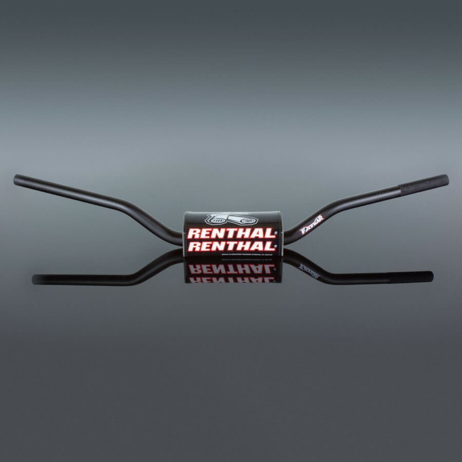 Renthal Fatbar Handlebar CR High Ricky Johnson Bend Black 605-01-BK NEW