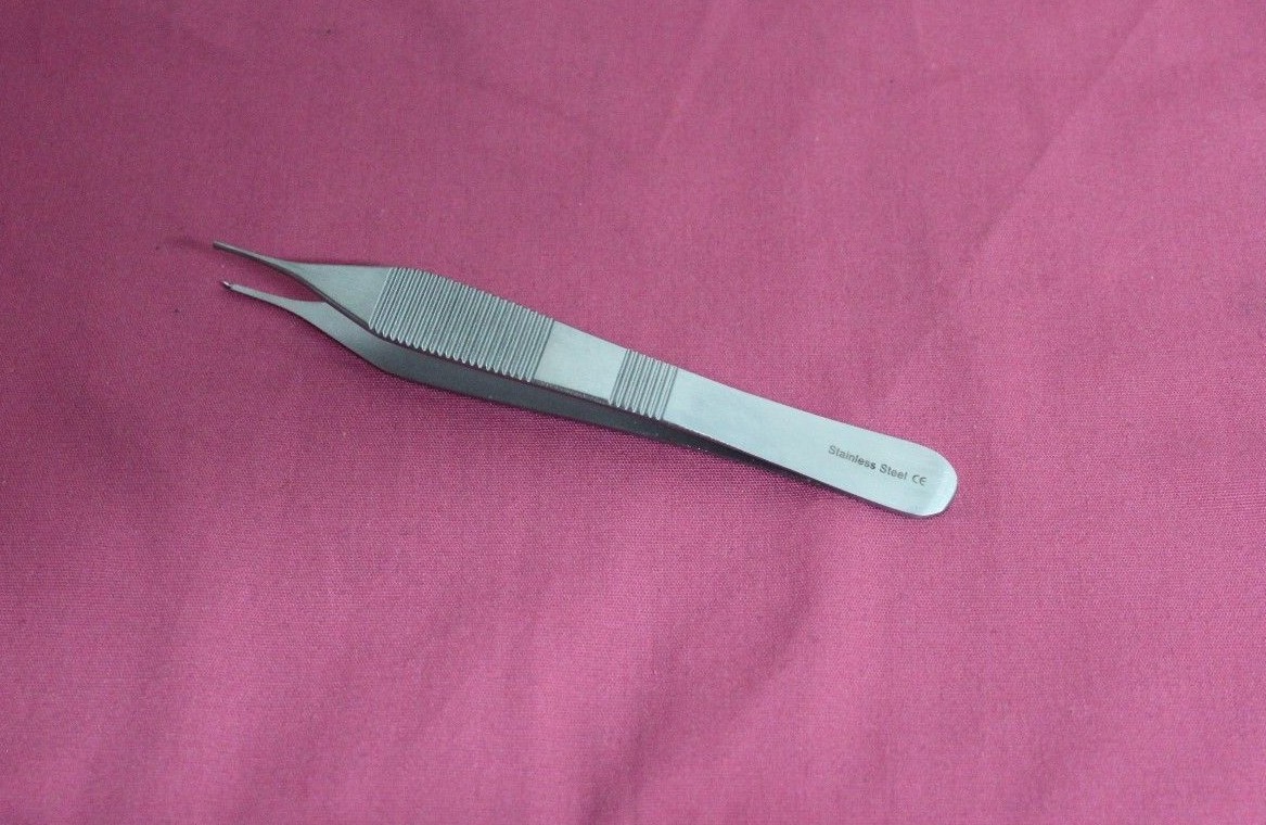OR Grade Adson Micro Tissue Forceps 1X2 Teeth 4.75" Surgical Dental Instruments