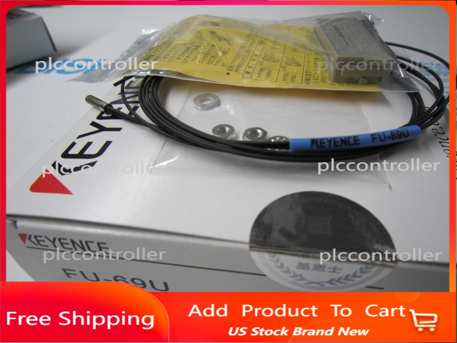 1PCS Keyence FU-69U Fiber Optic Sensor New In Box US Free TAX  US Free TAX