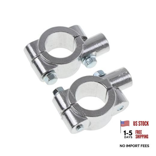 Motorcycle Group 1" 25mm Motorcycle HandleBar 10mm Mirror Thread Mount Holder