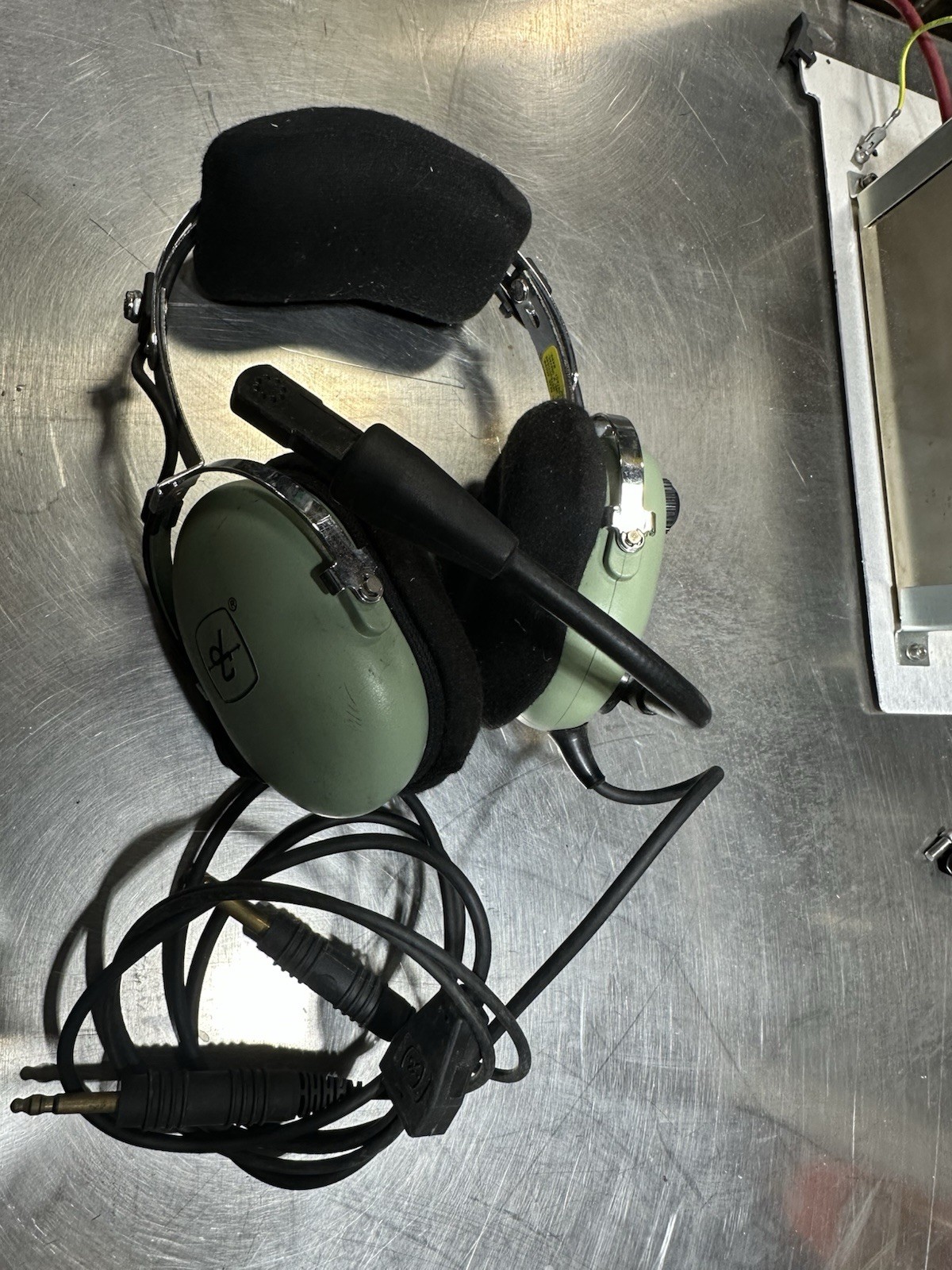 David Clark Aviation Headset w/mic, M7-A, Lightly Used