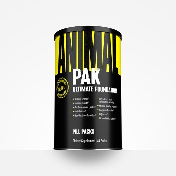Universal Nutrition Animal Pak Vitamins & Ultimate Foundation- 44 Packs