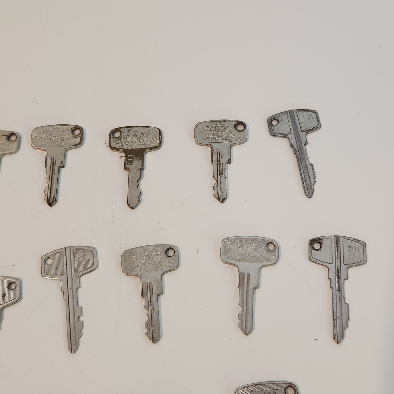Silver Oval Key Lot of 23