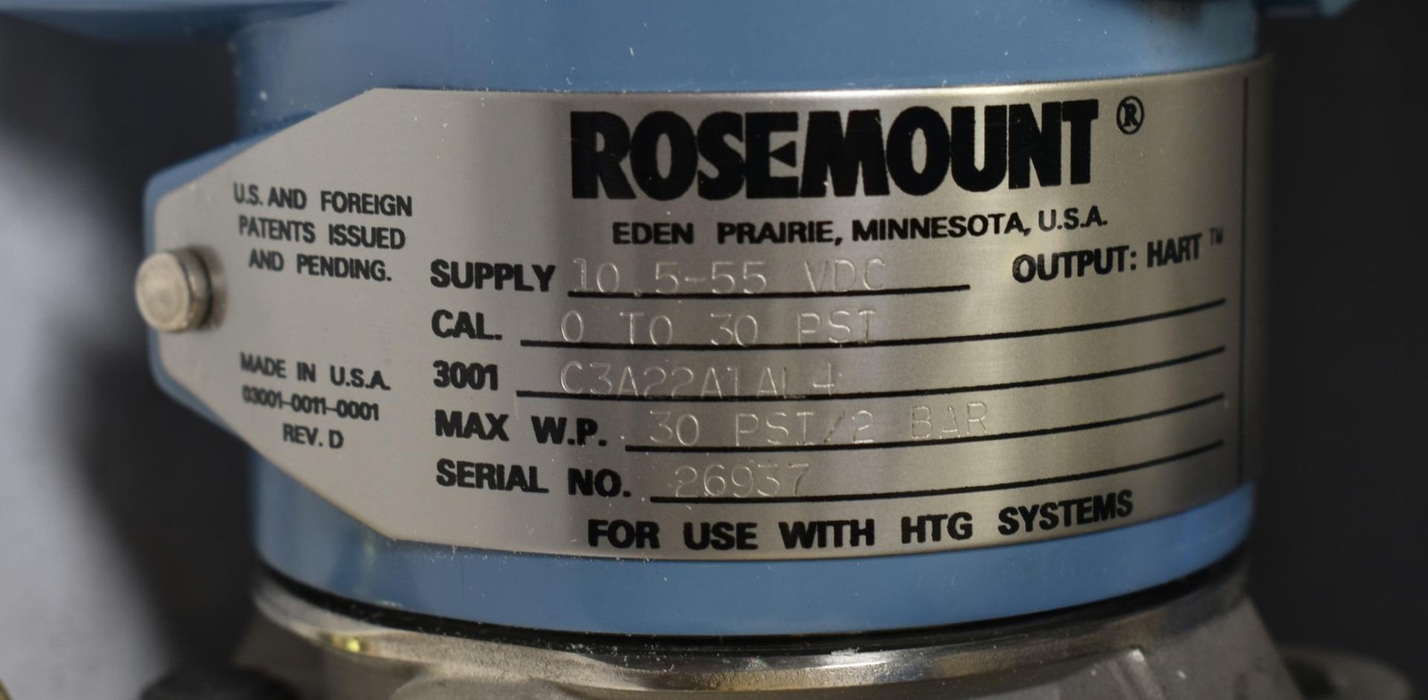 Rosemount 3001C3A22A1AL4 Pressure Transmitter ***NEW**