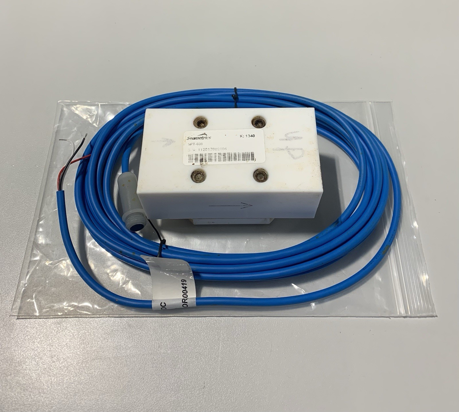 SEAMETRICS SPT-038 S-Series Single Jet Low Flow Meter Pre-Owned