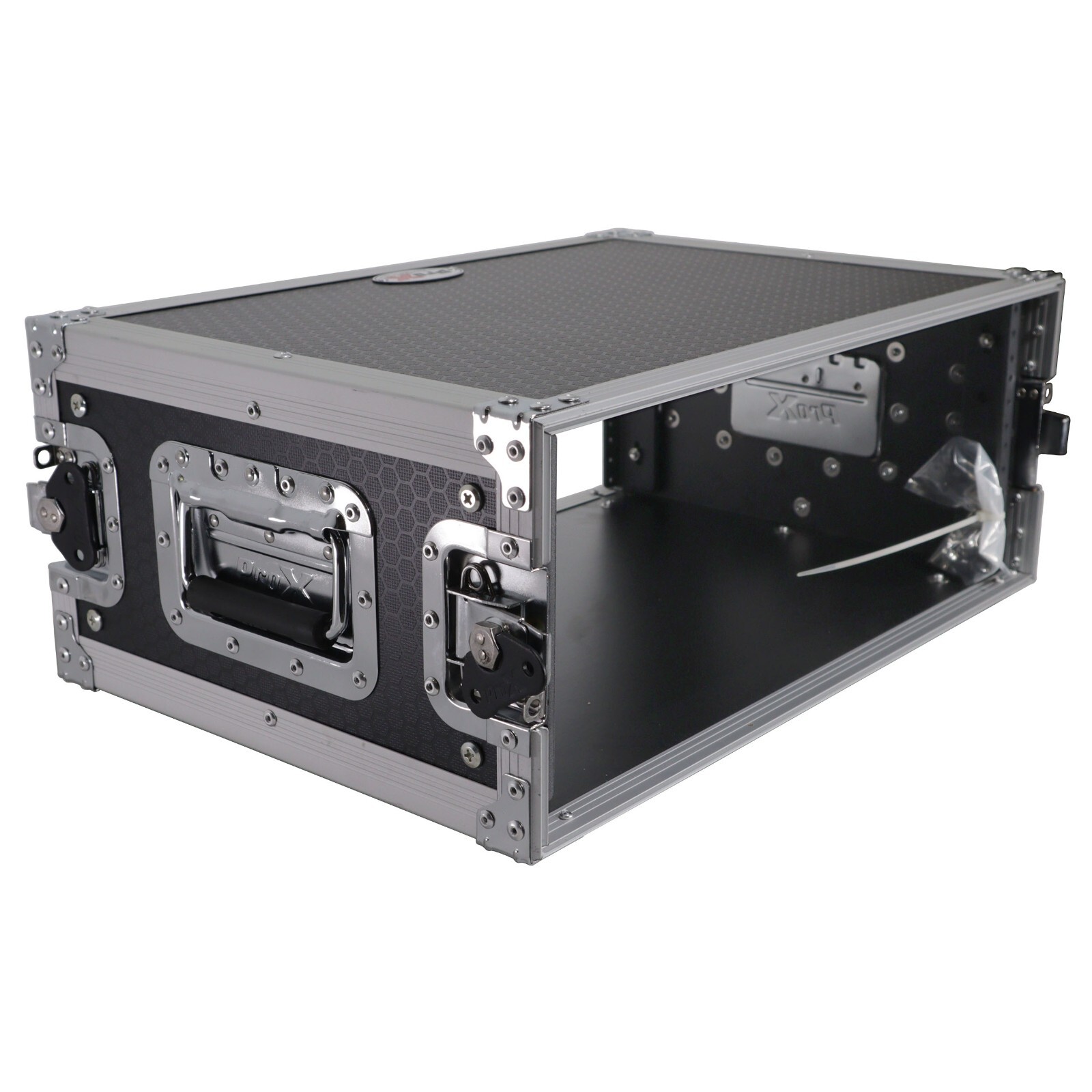 ProX X-4UE 4 Space ATA Rack Road Case 14" deep DJ Effects Case by Prox