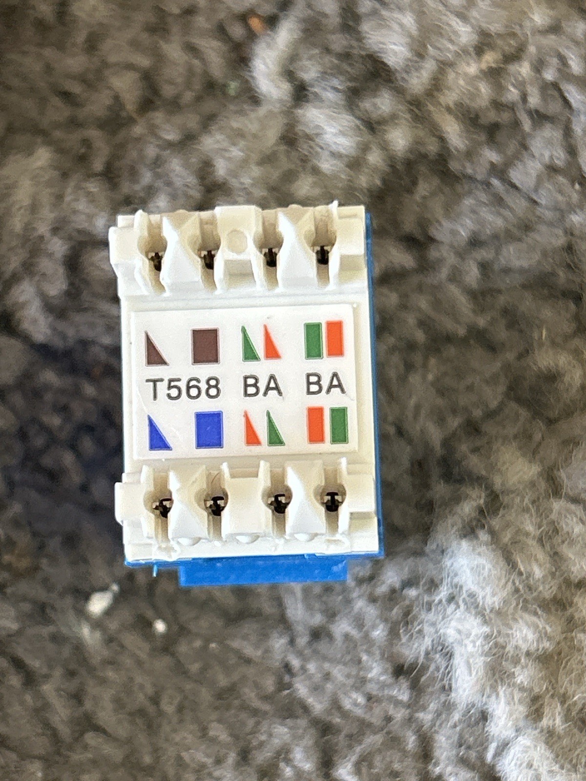 Panduit 48 Port Patch Panel Fully Loaded CAT 6 Keystone Jacks NK4MF