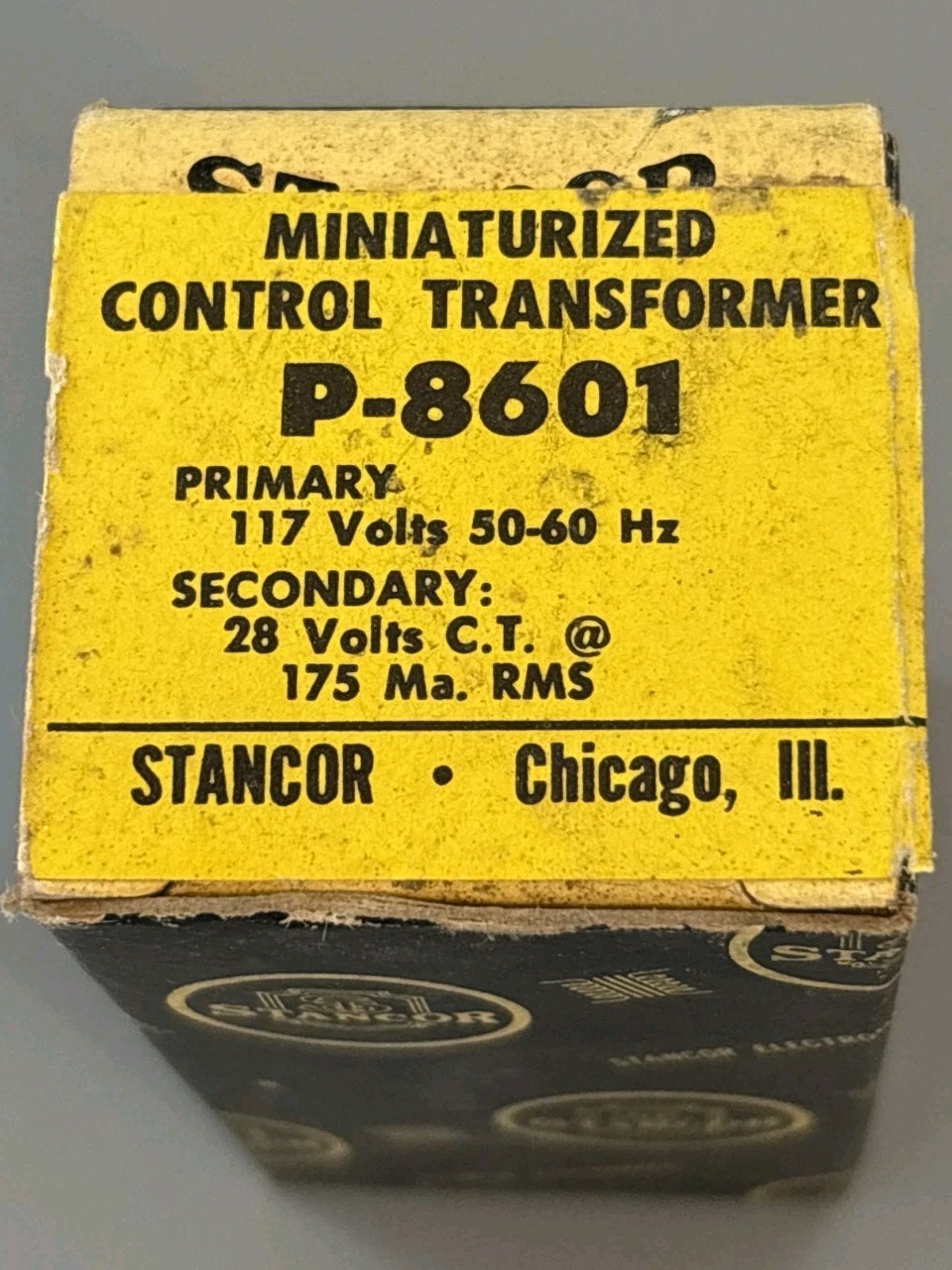 Vintage NOS Stancor P-8601 Transformer 117V to 28VCT 175mA NIB Tube Audio
