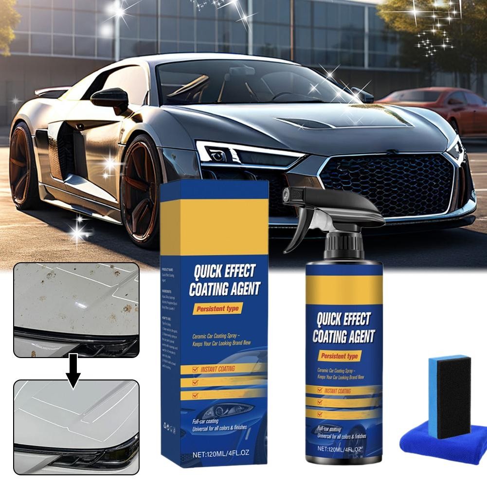 2X Sopami Spray Car,Car Polish,Quick E Ffect Coating Agent,Rep AirsScratches