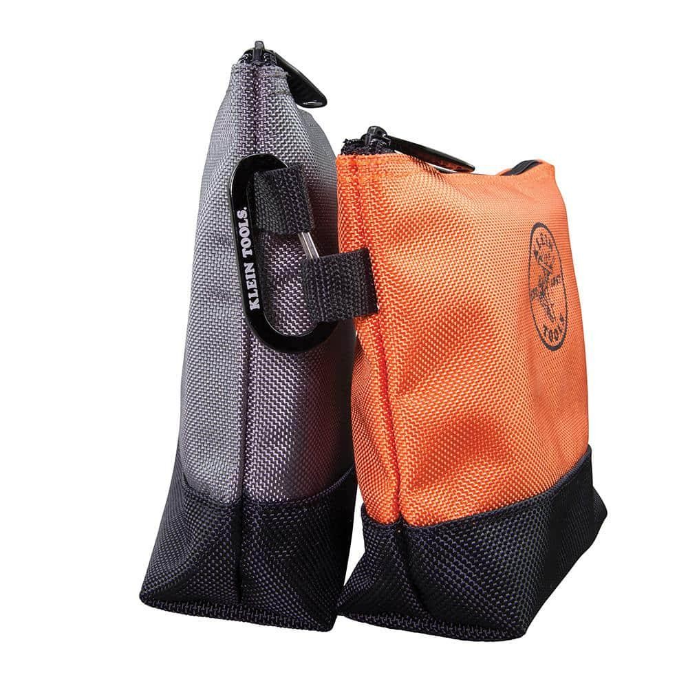 Klein Tools 9 In. Stand-Up Zipper Tool Bag (2-Pack)
