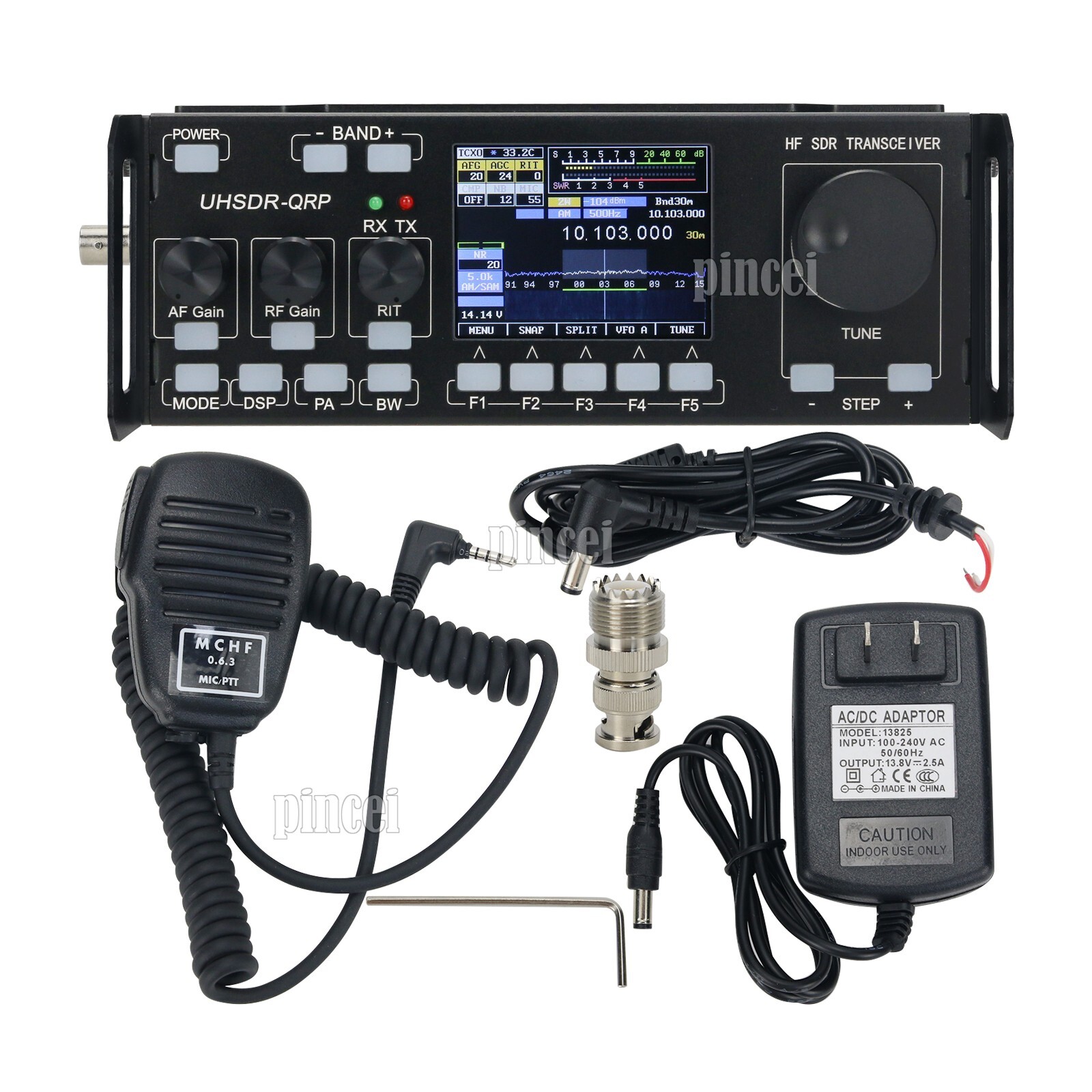 HamGeek MCHF V0.6.3 HF SDR Transceiver QRP Transceiver Amateur Ham Radio
