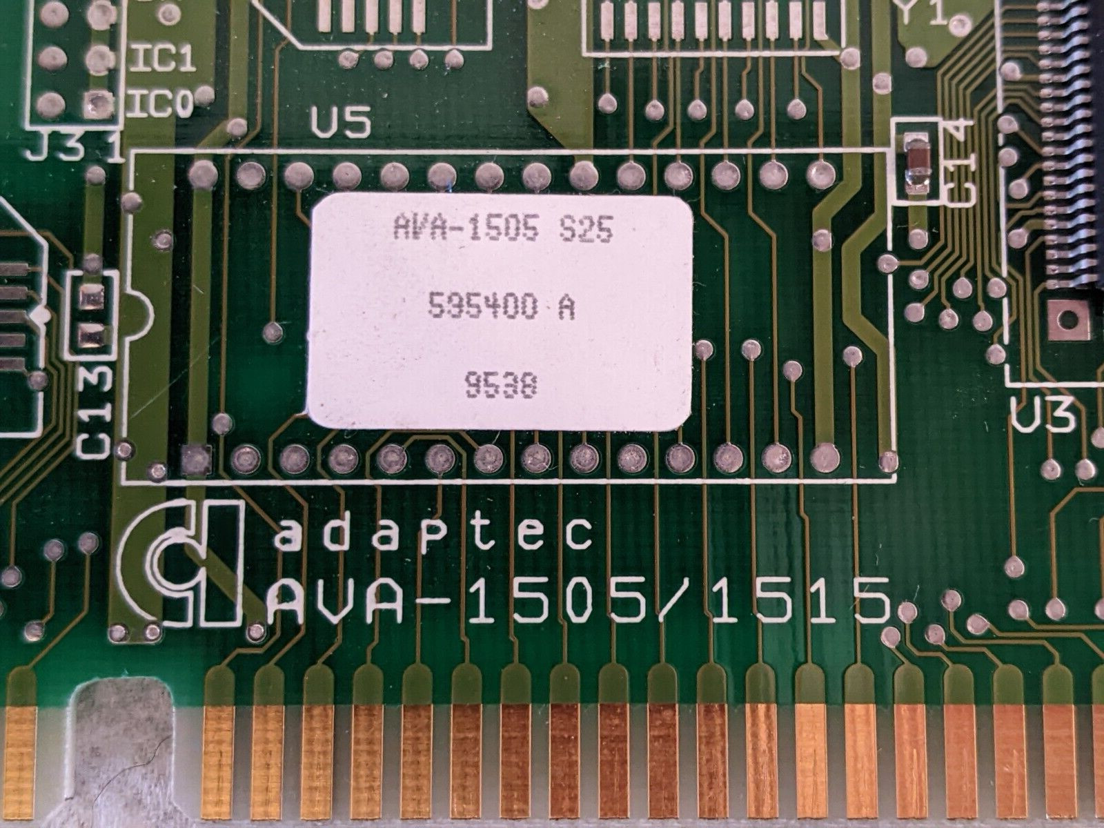 ADAPTEX AVA-1505/1515 SCSI ADAPTER CARD 595400A 9538