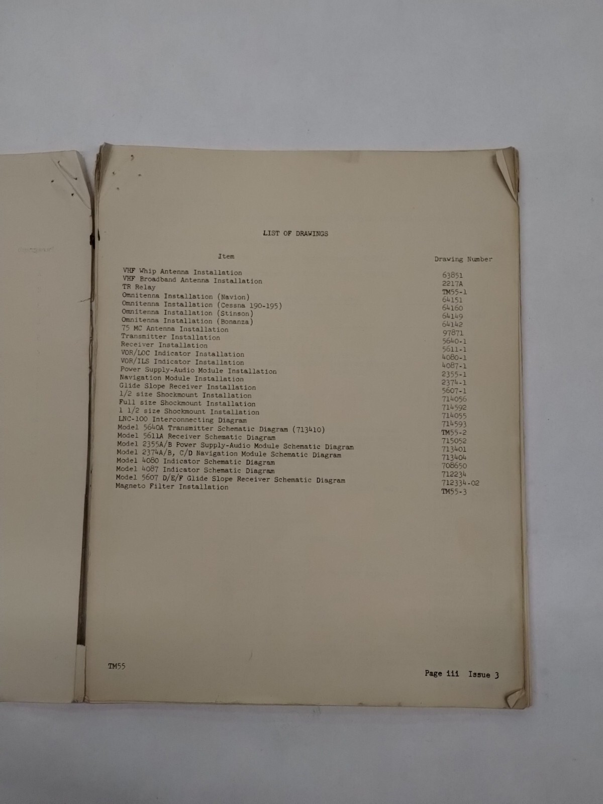 Lear Navigation-Communication System LNC-100 Installation Instructions-Original