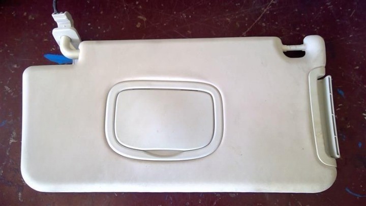 2015-2022 Jeep Renegade Left Driver Sun Visor Illumination w/o Sunroof Gray OEM