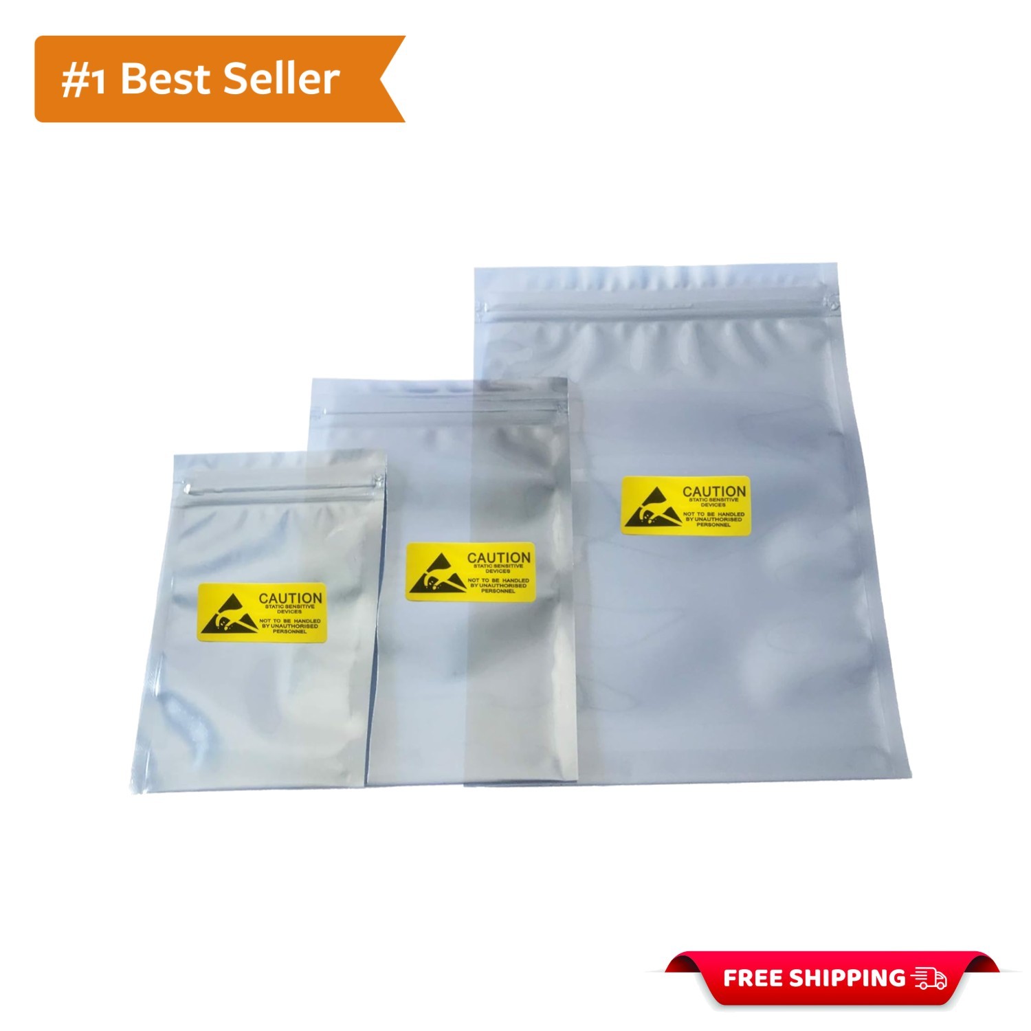 ESD Shielding Antistatic Bags Set - 30 Mixed Sizes for Hard Drives & Electronics