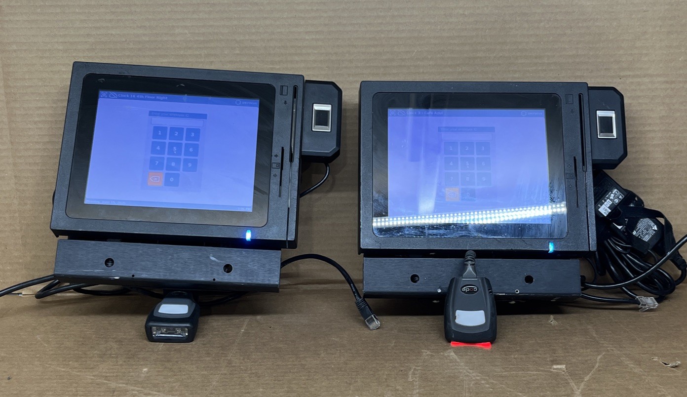 Lot of 2 Touch Dynamic Saturn 8 J1900 All-In-One POS Systems POWER TESTED