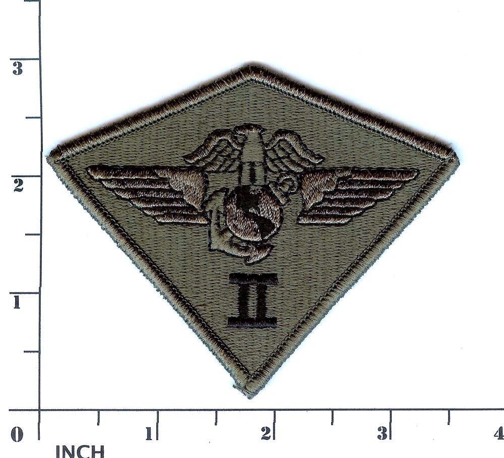 USMC 2d MAW subdued OD PATCH 2nd Marine Aircraft Wing camo! Air Wing Marines