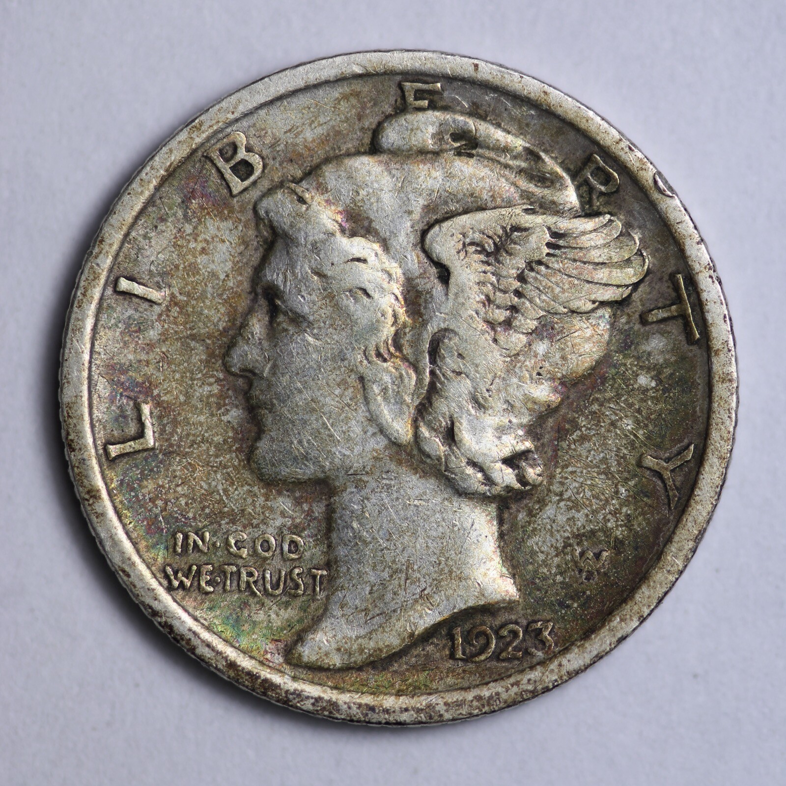 1923 Mercury Silver Dime XF SHARP B005 SE