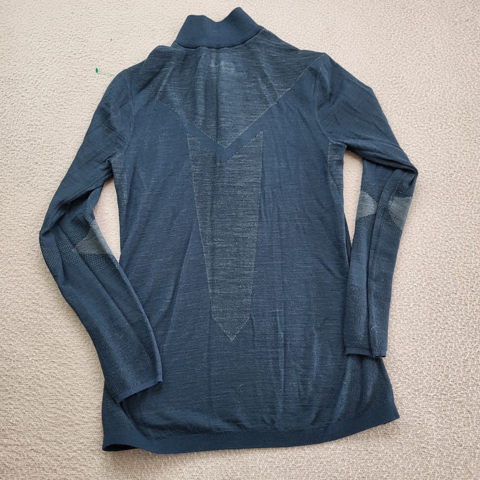 Smartwool 1/4 Zip Pullover Mens Medium Performance Embroidery Elbow Patch