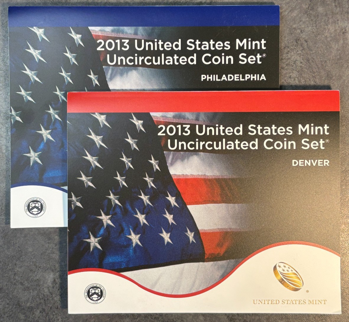 2013 P & D US Mint Complete Uncirculated Set 28 Coins w/ COA