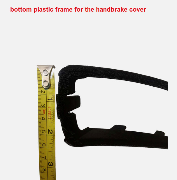 Handbrake Boot + Inner Plastic Frame For Bmw X3 E83 2003-2010 Black Leather