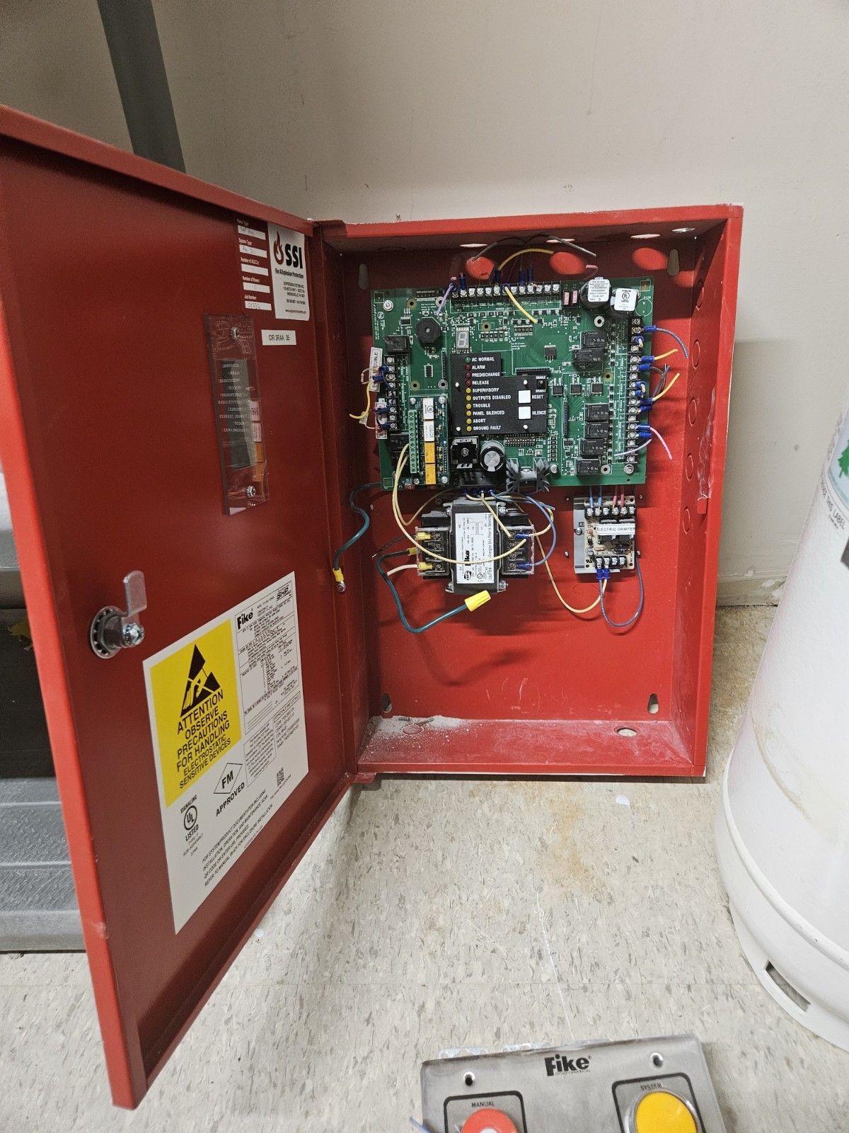 Fike Fm200 Single Hazard Panel and Cleaning Agent 99lbs Cleaning Agent 193 Total