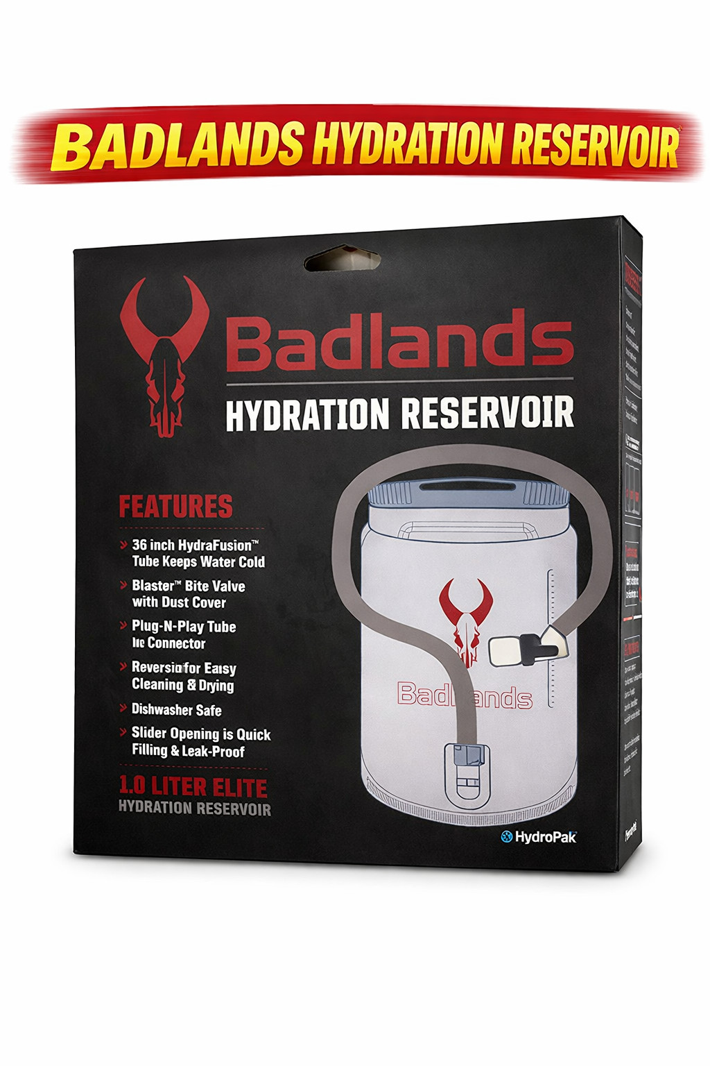 Badlands Hydration Reservoir 1L Elite HydroPack Bladder BPA Free