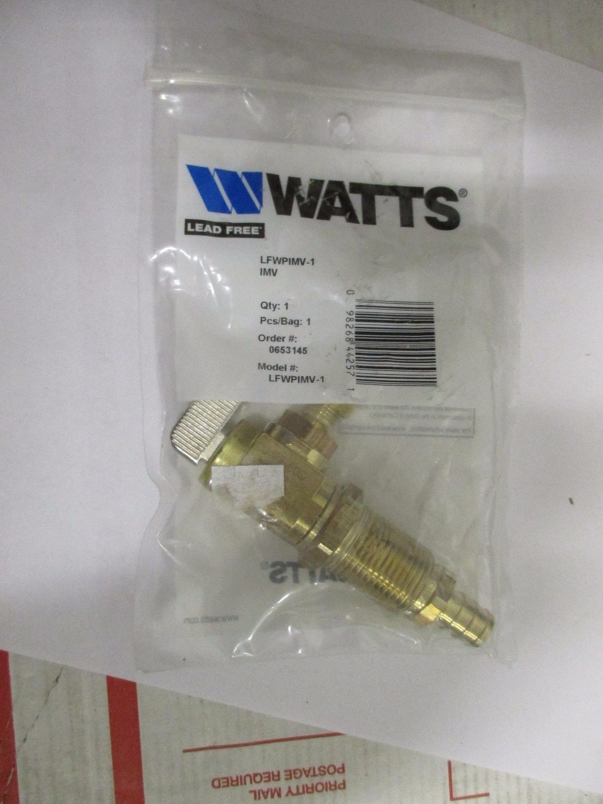 New WATTS Ice Maker Valve LFWPIMV1 NEW IN PACKAGE