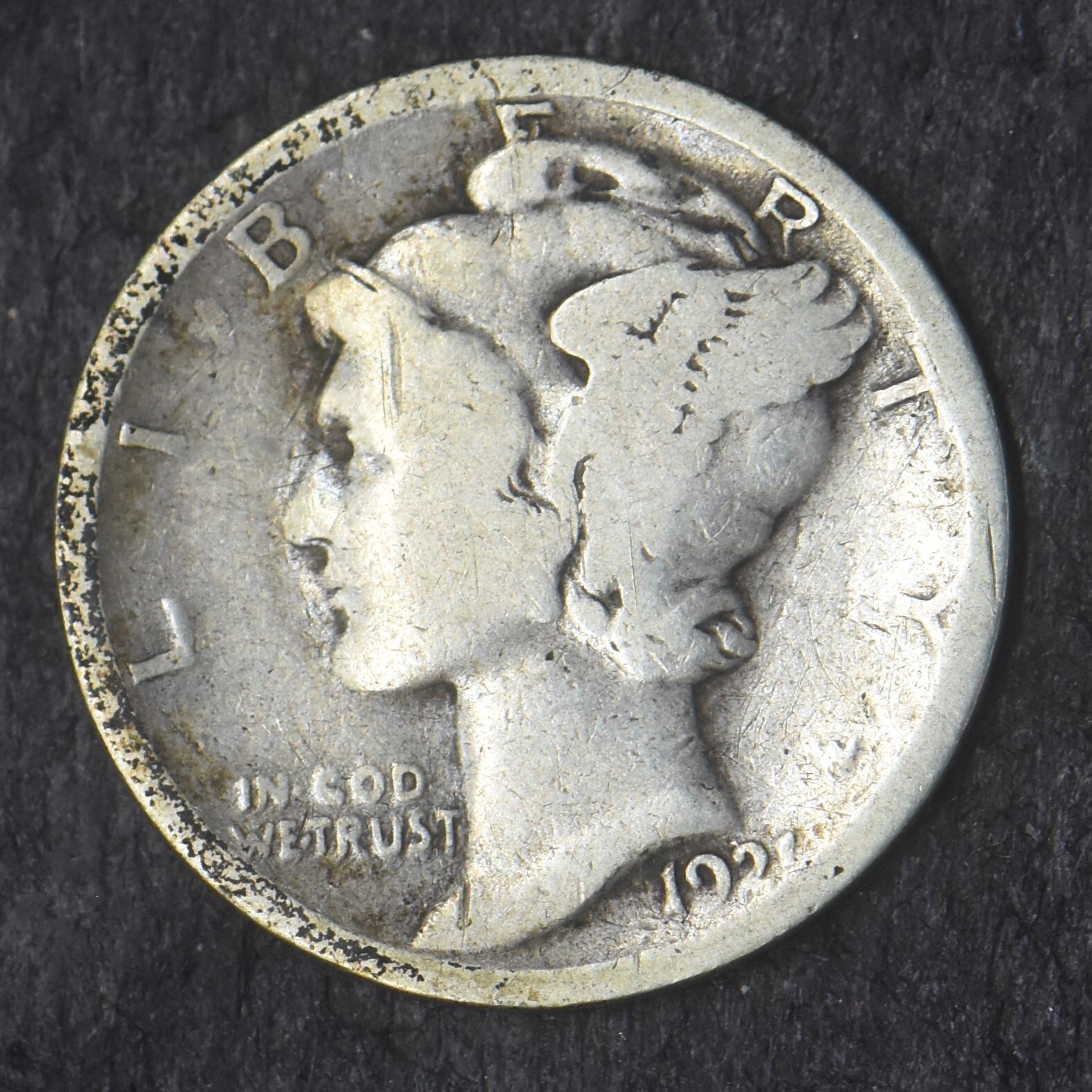 1921-P Mercury Dime 10C - COINGIANTS -