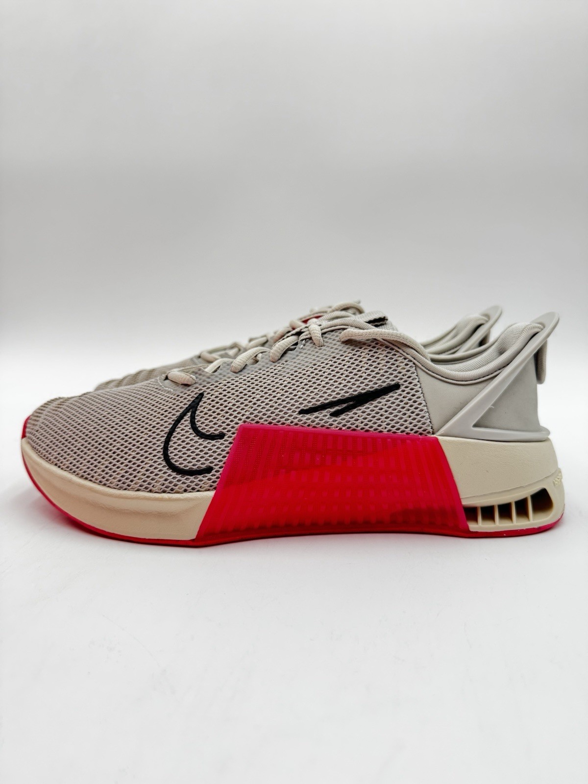 Nike Women’s Metcon 9 Flyease Training Size 10 Grey/Pink |DZ2540-004|