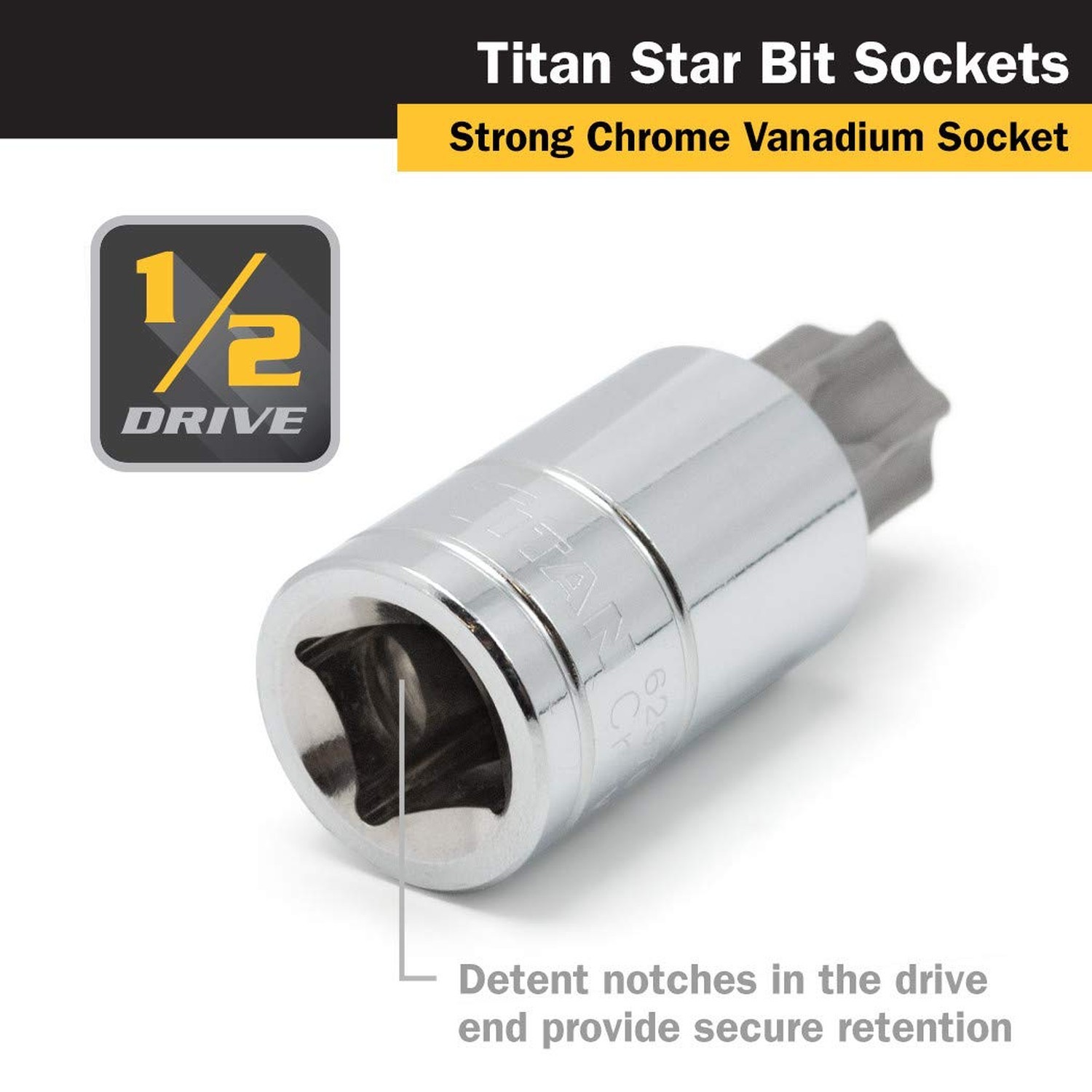 Titan 62970 1/2-Inch Drive x T70 Torx Bit Socket