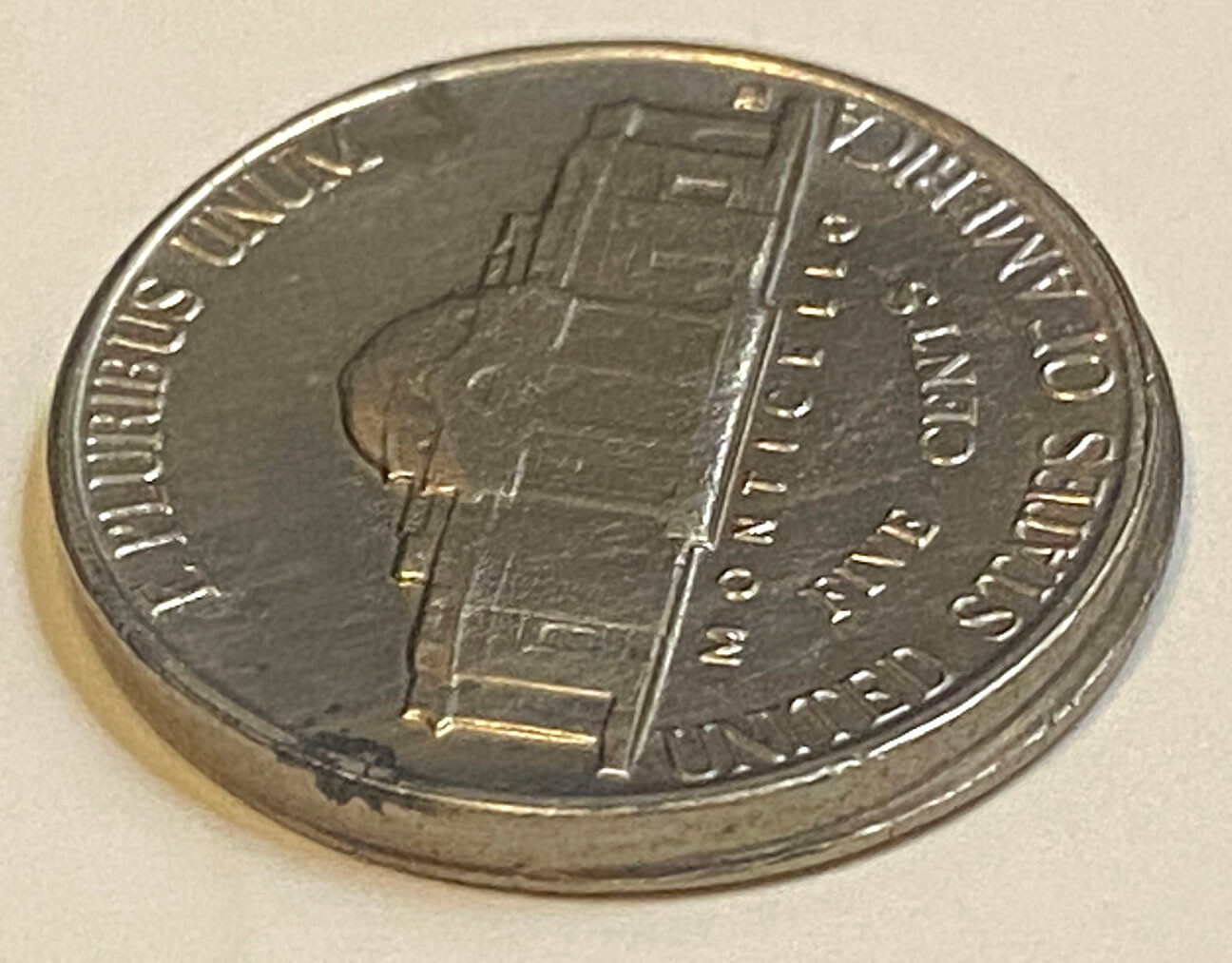 1961 D Jefferson Nickel- Collar/Rim Error- BU