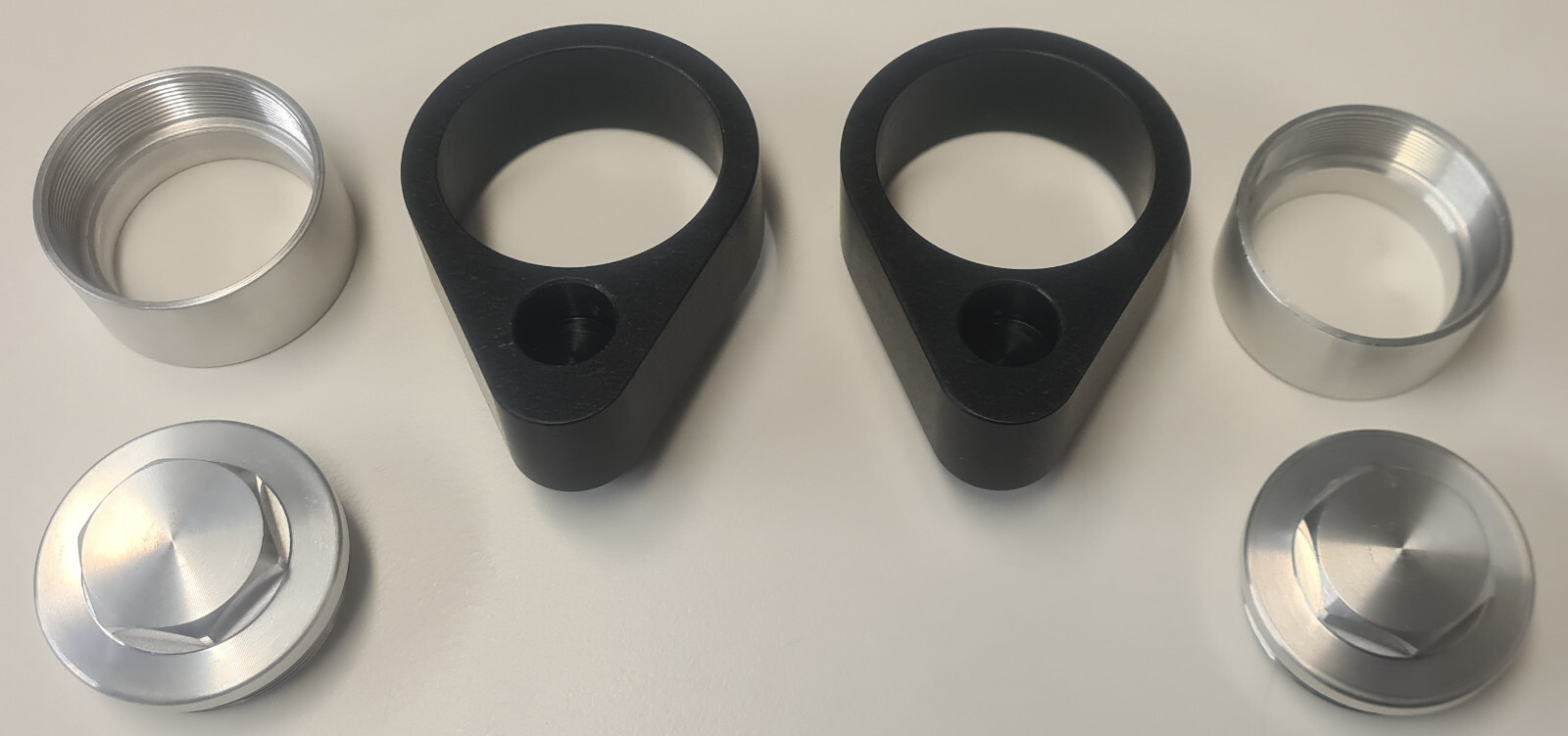 Black Honda VTR 1000 Firestorm Handle bar risers
