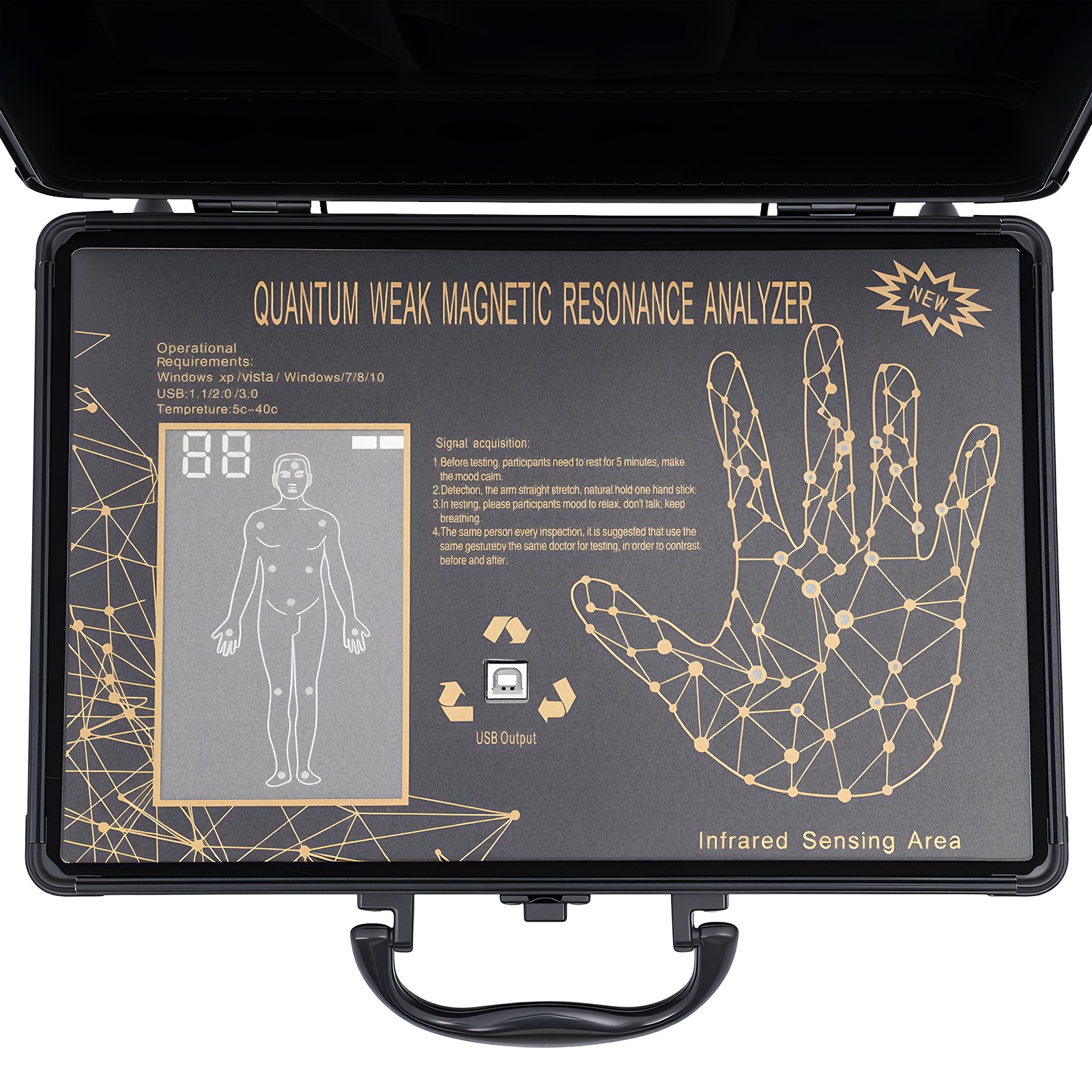 Quantum Magnetic Resonance Body Analyzer & Scanner For Health Analysis Home Use