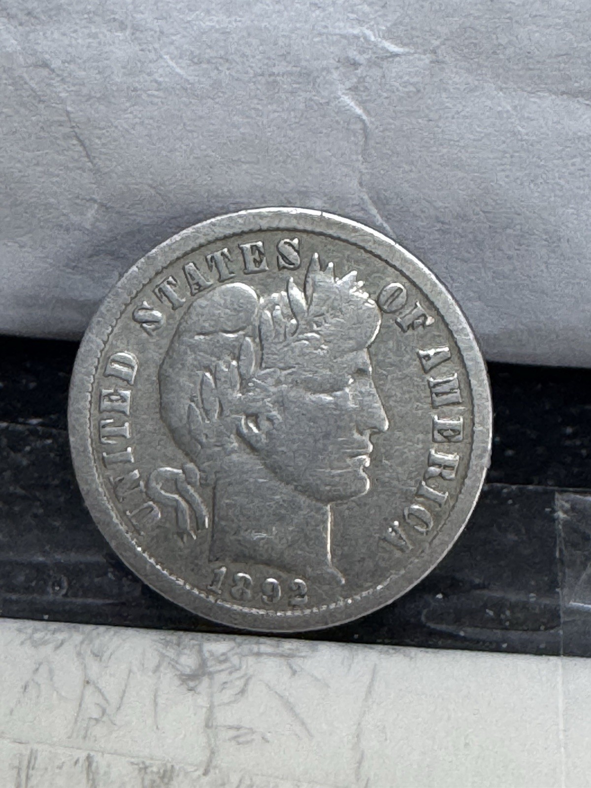 Barber Dime 1892-0