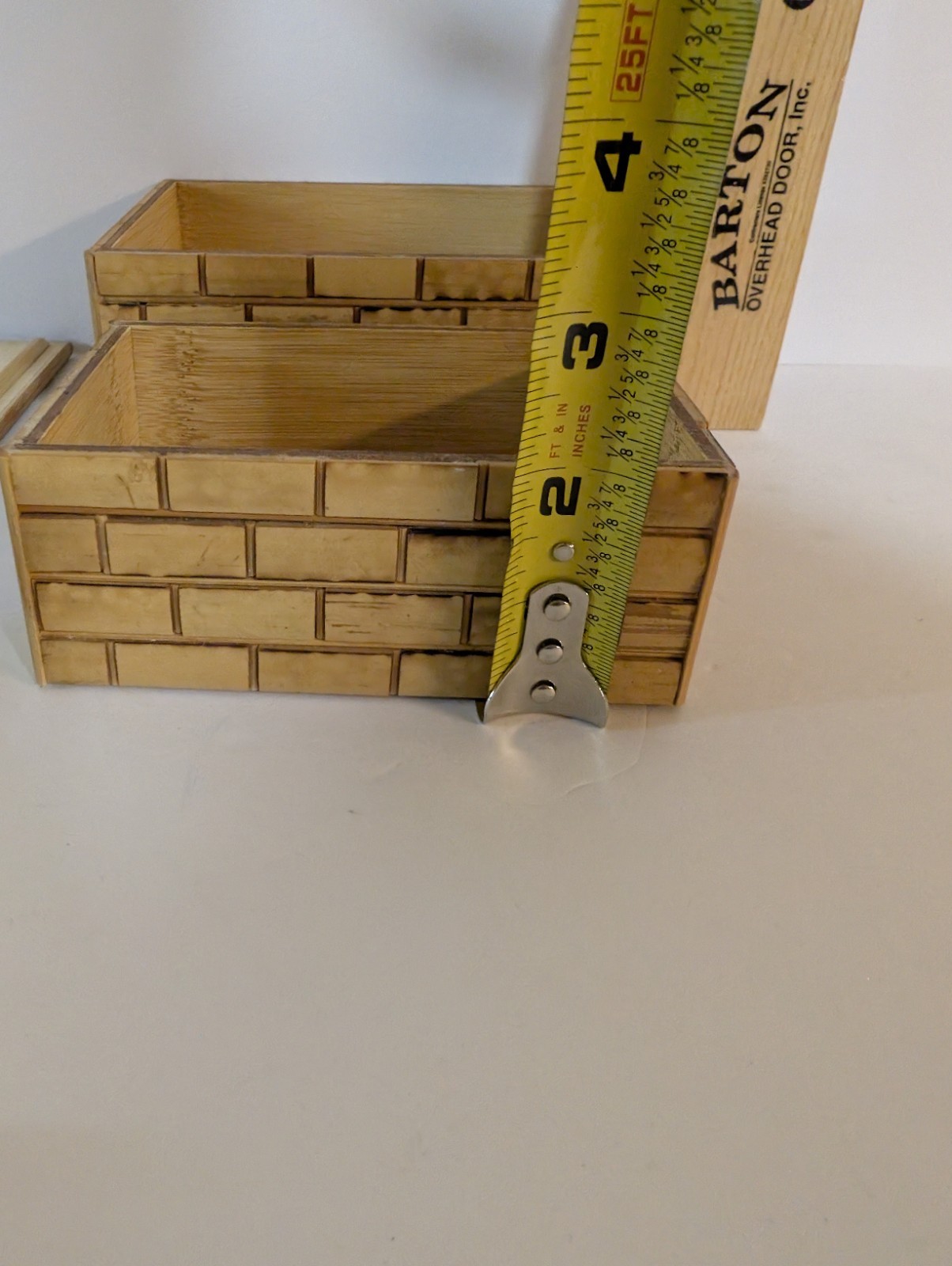 Vintage Bamboo Nesting Boxes