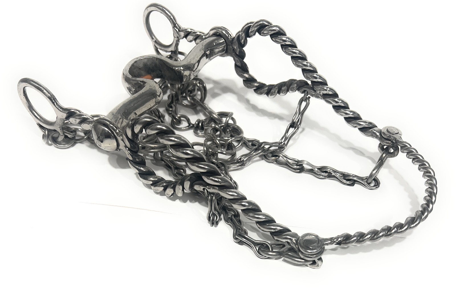 4 3/4" Stainless Steel Charro Saddle Horse Bit, Freno Charro Para Caballo