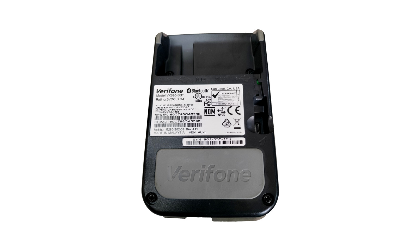 VeriFone VX 690 BBT Bluetooth Base M260-S02-08
