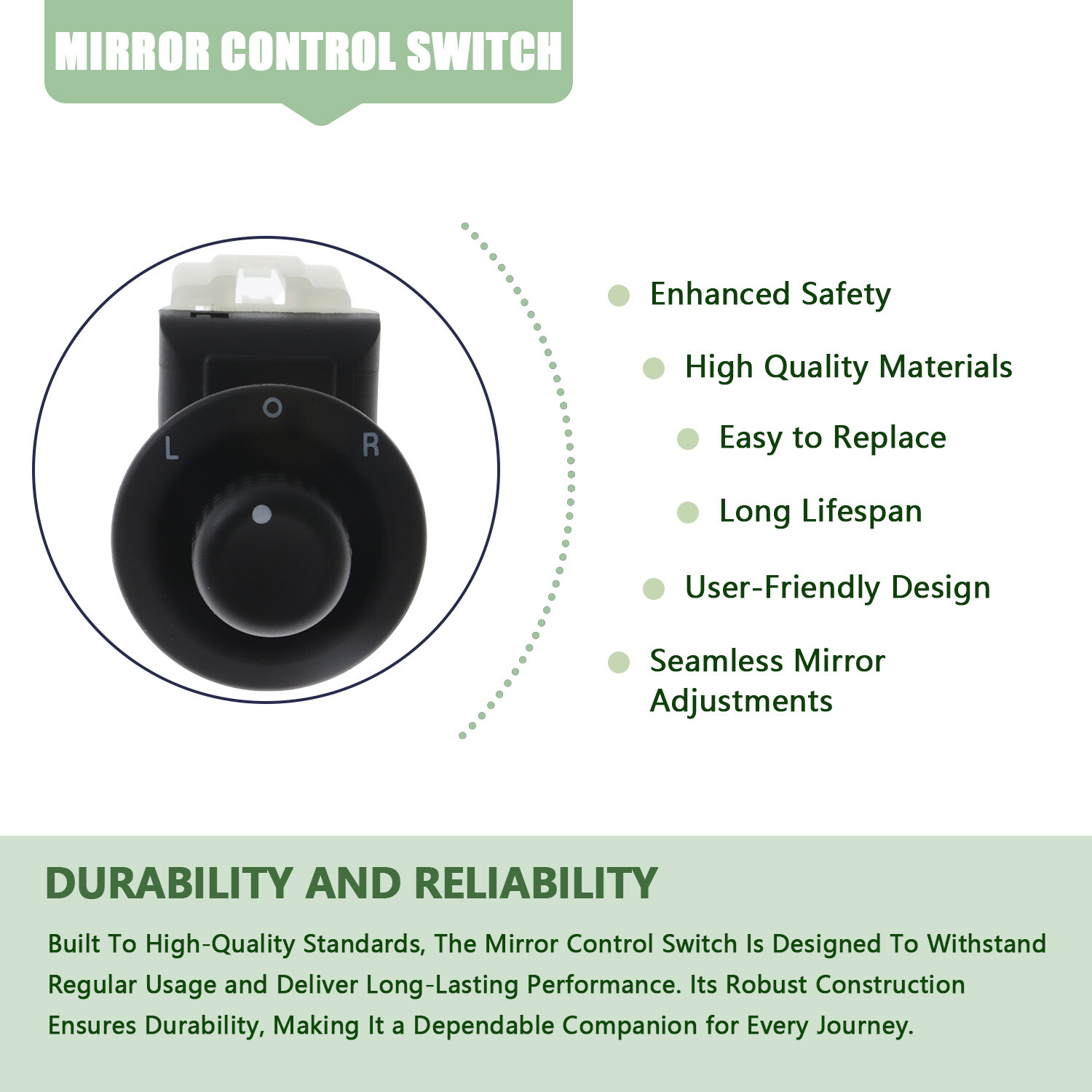 Power Mirror Switch for 2011-2017 Jeep Wrangler 2011-2014 Dodge Challenger