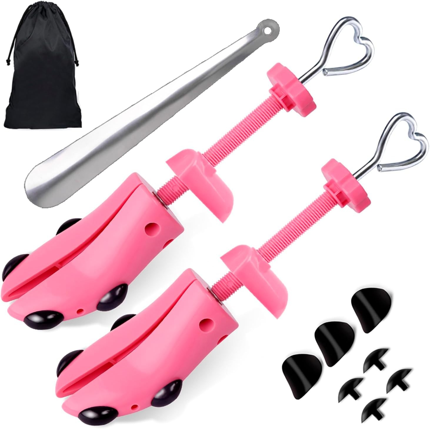 LANNEY Shoe Stretcher for Women & Men Wide S US Size5.5-10, Pink