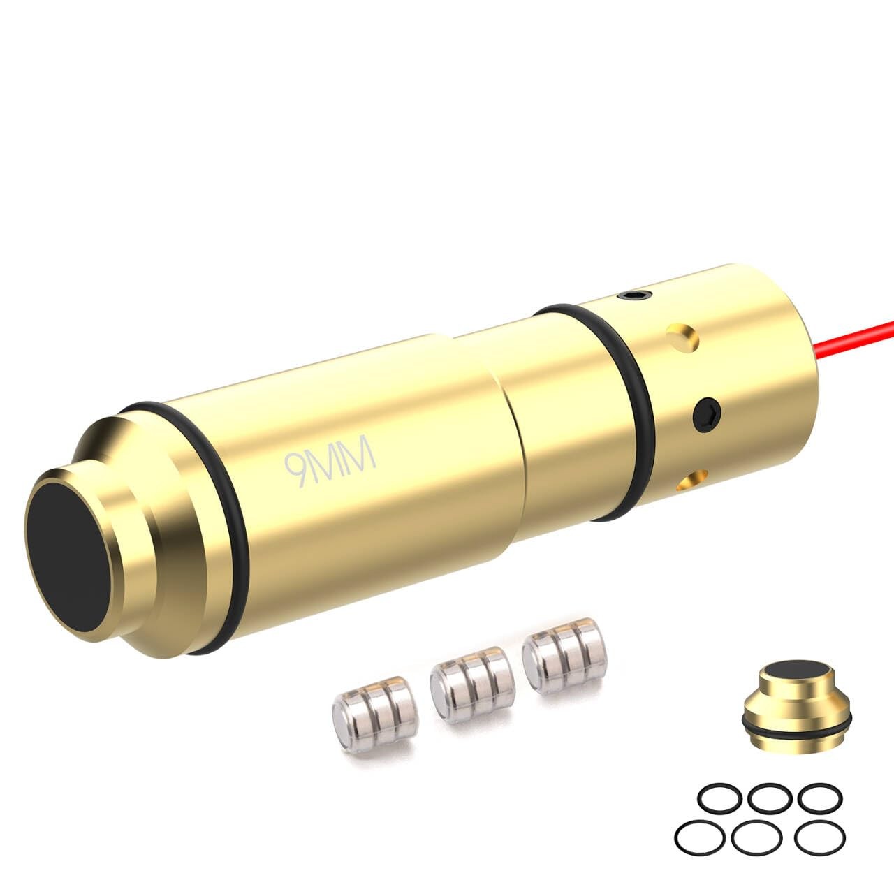 9mm Laser Training Cartridge for Dry Fire Practice and Shooting gold