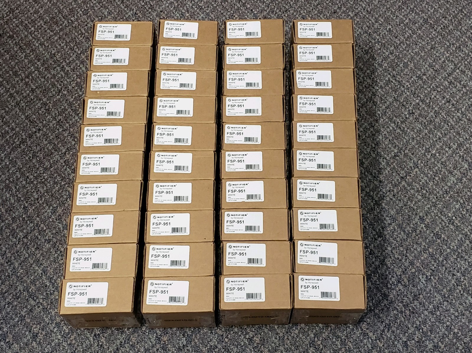 Lot of 40 - Notifier FSP-951 Smoke Detector *Brand New* NIB