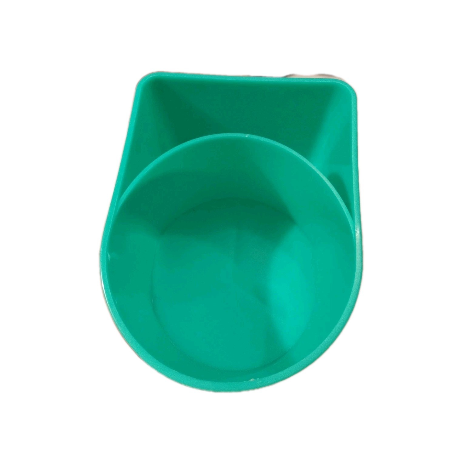 Beach Drink & Phone Holder with Pocket Sand Spike Cup Organizer Green
